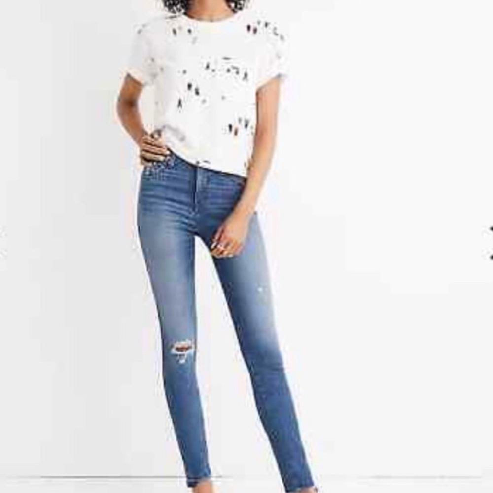 Madewell Curvy high rise skinny jeans 27